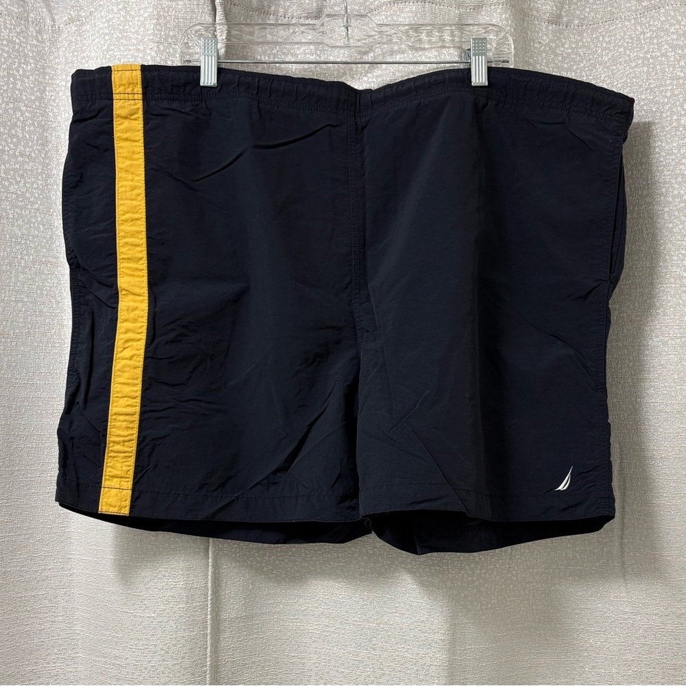 Nautica Men’s Navy Swim Shorts Trunks Size XXL VTG Bathing Suit Beach,Vacation